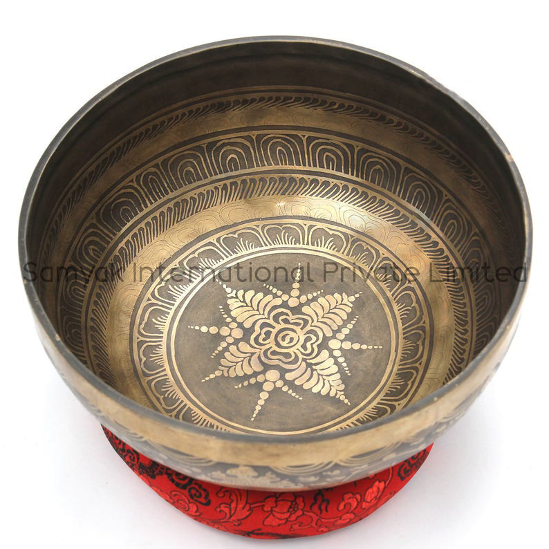 Handmade Singing bowls with Tibetan mantra| Sound Therapy| meditation and healing