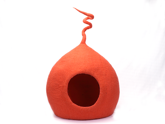 Tendril Design Felt Cat Cave