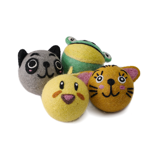 Animal printed Felt Balls