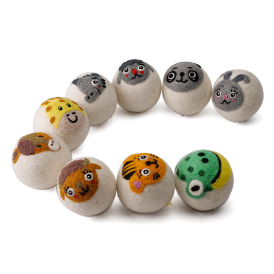 Different Design Felt Dryer Balls