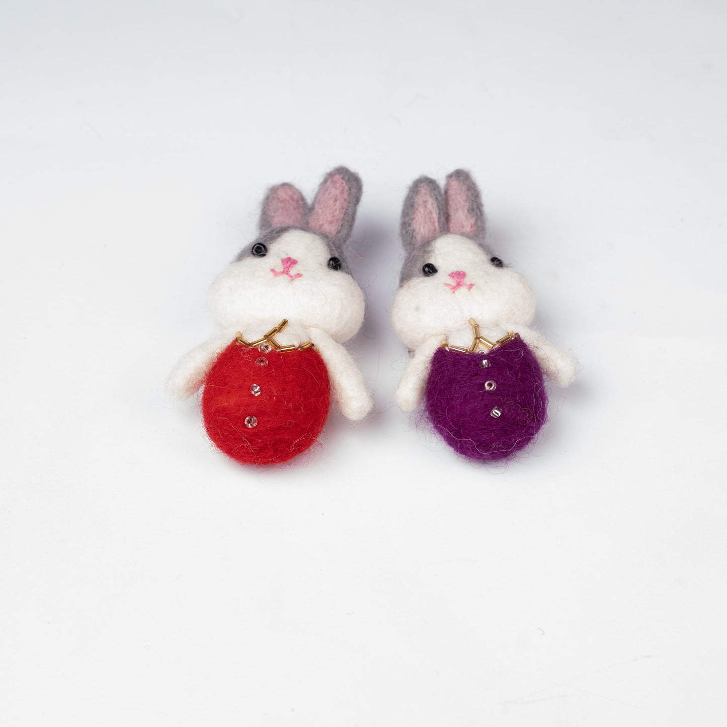 Felt Rabbit Key Chains