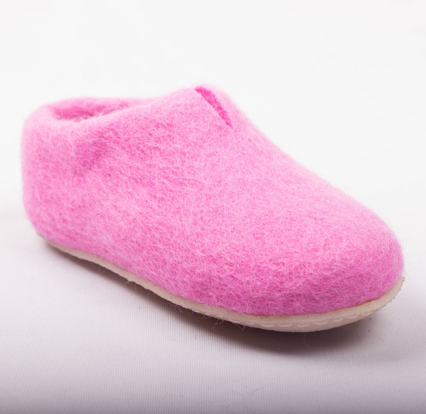 Pink Felt Shoe