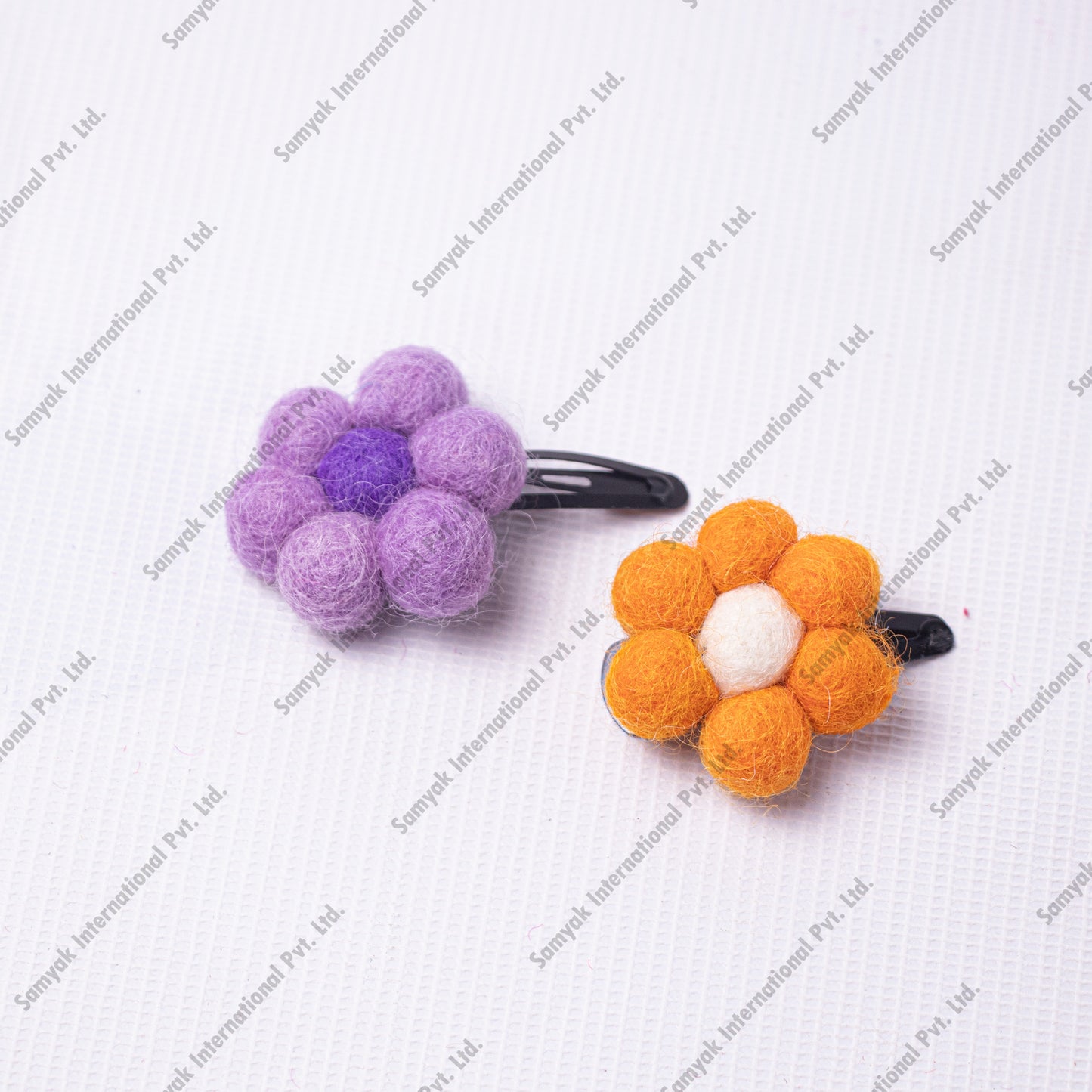 Felt Flower Hair Clip/Brooch