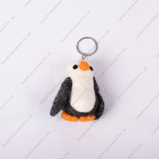 Felt Penguin Keychain