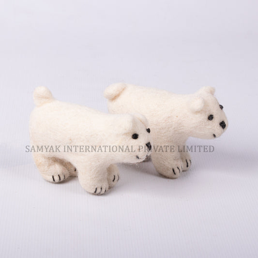 Felt Polar Bears