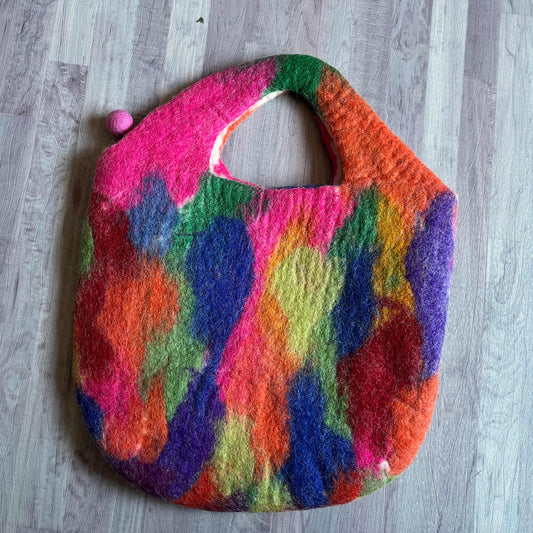 Colorful Felt hand Bag