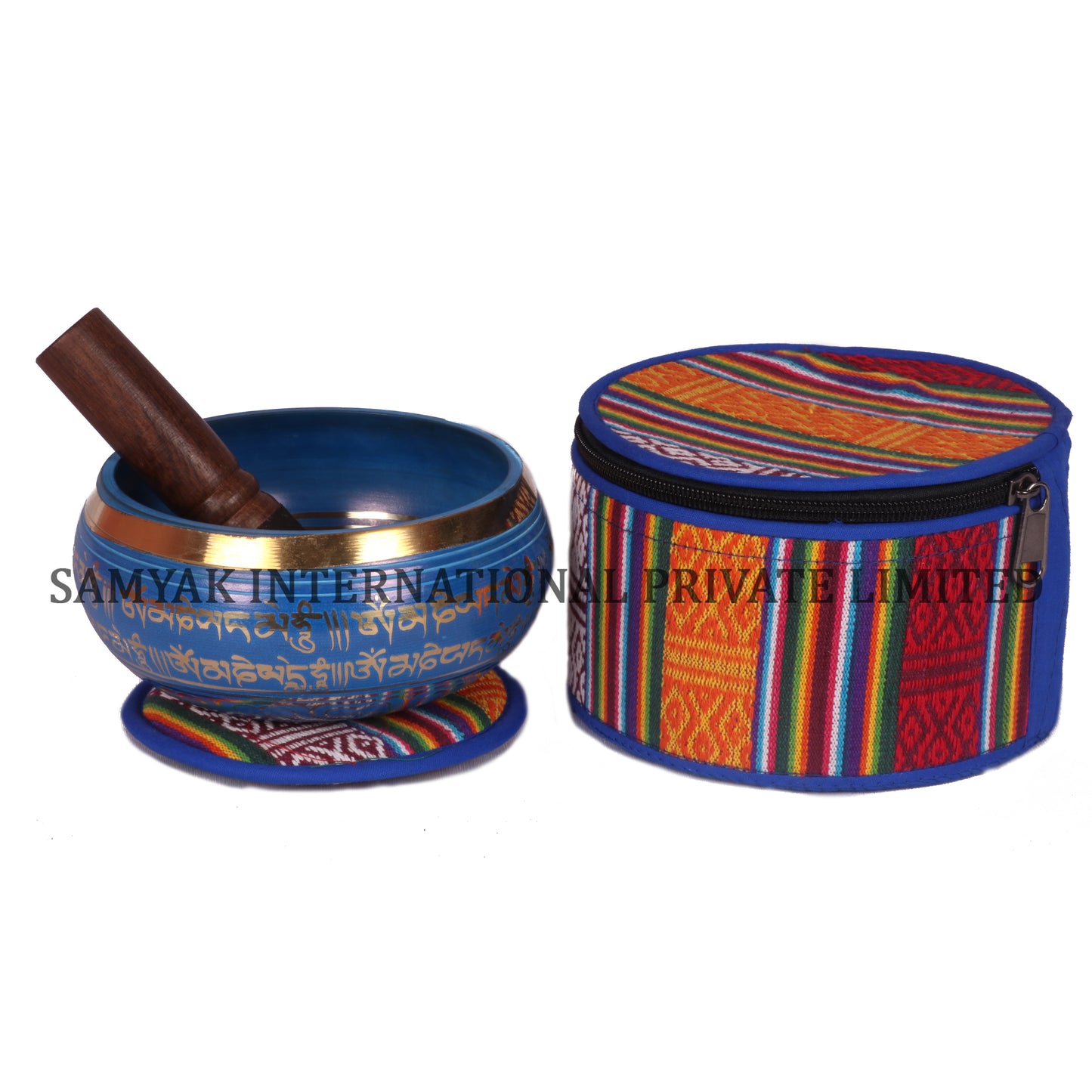 Art Tibetan Singing Bowl Colored Handmade Metal Crafts