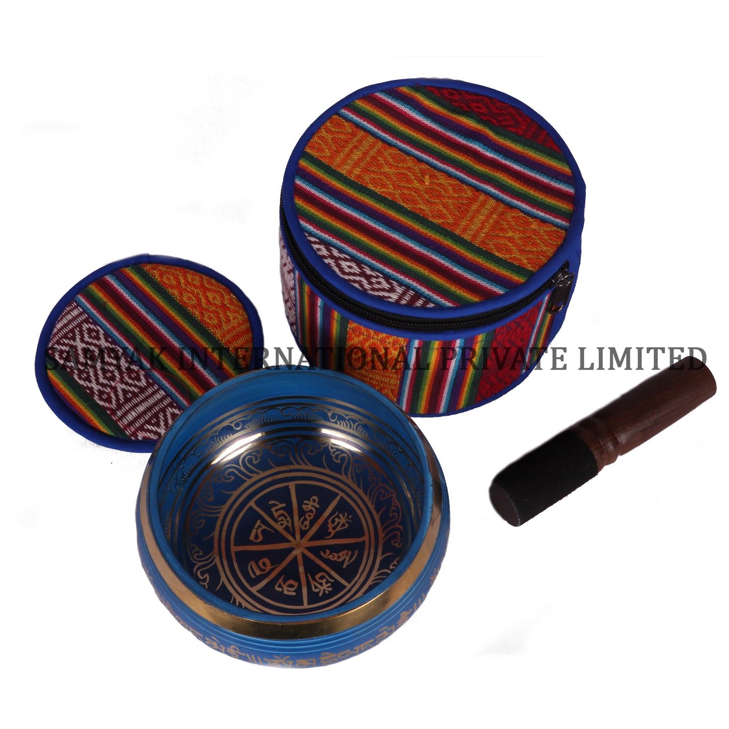 Art Tibetan Singing Bowl Colored Handmade Metal Crafts