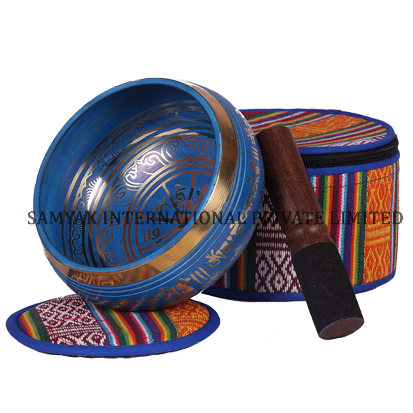 Art Tibetan Singing Bowl Colored Handmade Metal Crafts