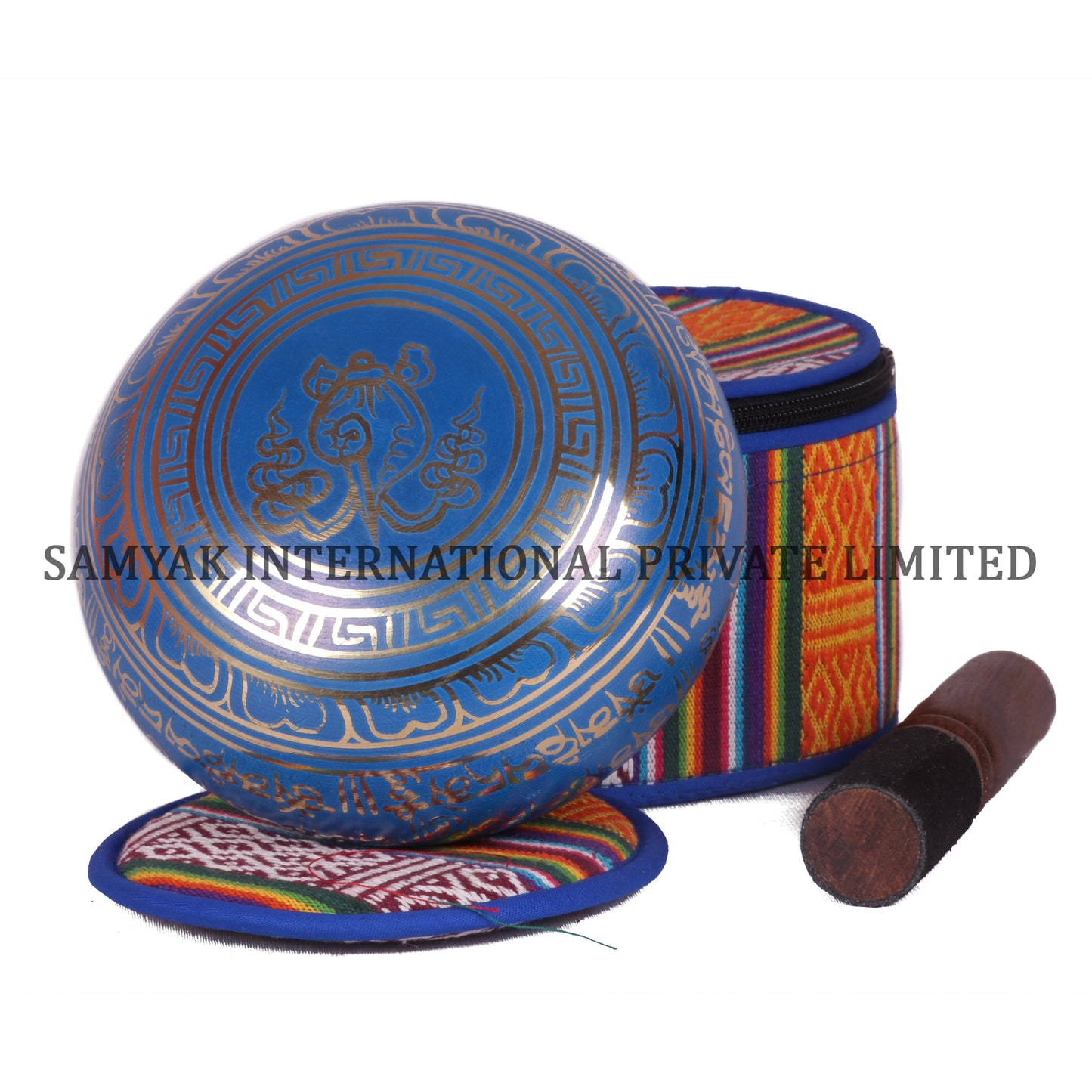 Art Tibetan Singing Bowl Colored Handmade Metal Crafts