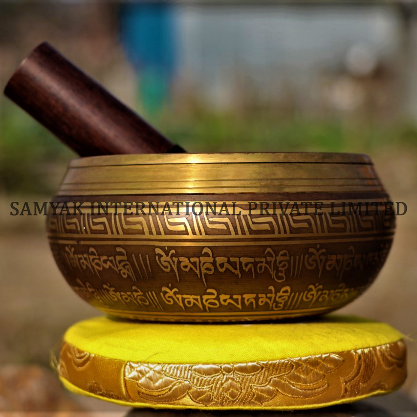 Brass Tibetan Mantra healing bowls