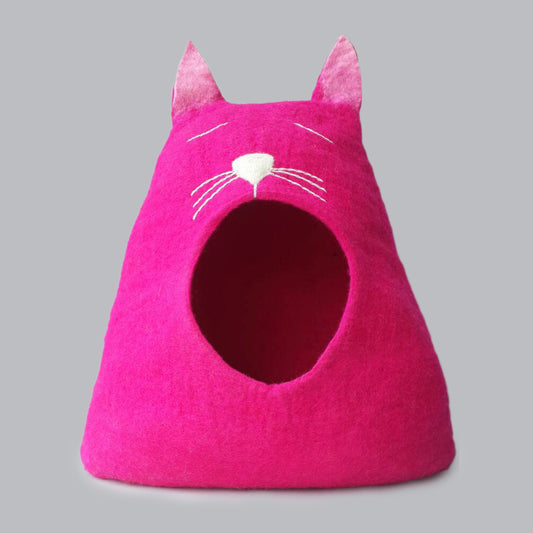 Pink Cat Ear Design Cat Cave