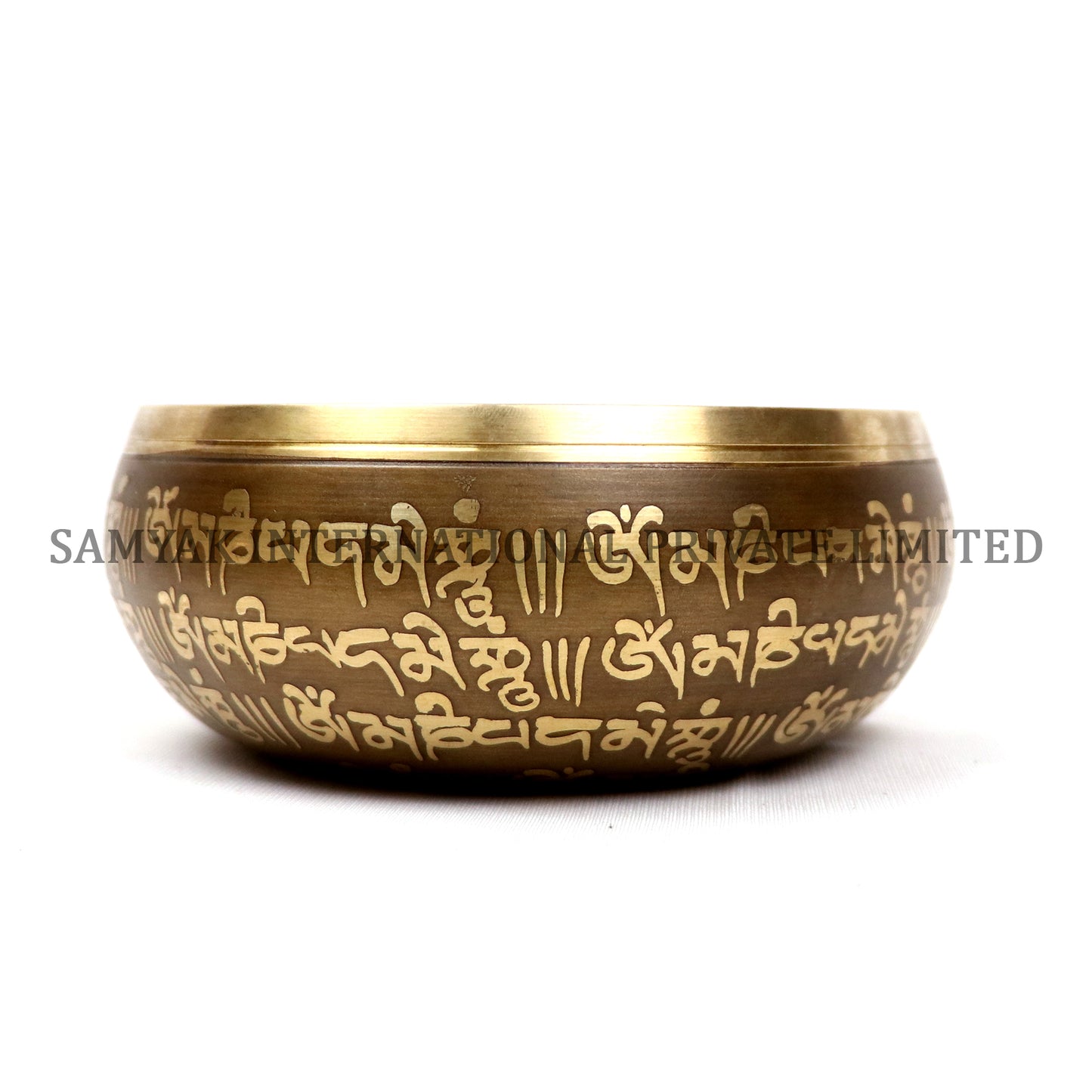 Om Mane Mantra Art Bajra Dice Singing Bowl