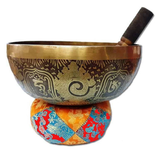 Perfect Spiritual Gift Tibetan Art Singing Bowl Handmade in Nepal