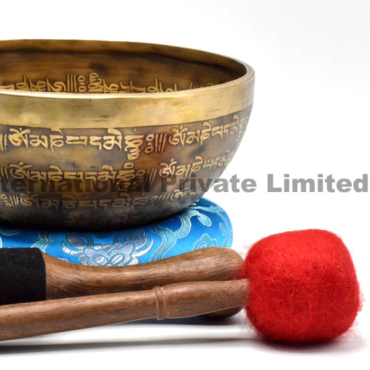 Handmade Tibetan Singing Bowl Set