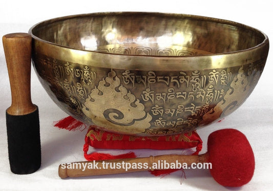 Handmade Hand Hammered Singing Bowls, Tibetan Singing Bowl Perfect For Meditation and Yoga