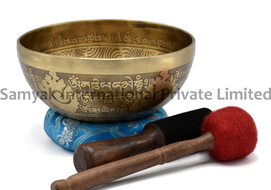 Handmade Tibetan Singing Bowl Set